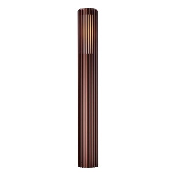 Nordlux - Ulkovalaisin ALUDRA 1xE27/15W/230V IP44 ruskea 95,4 cm