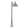 Nordlux - Ulkovalaisin ARKI 1xE27/20W/230V IP54 100 cm hopea