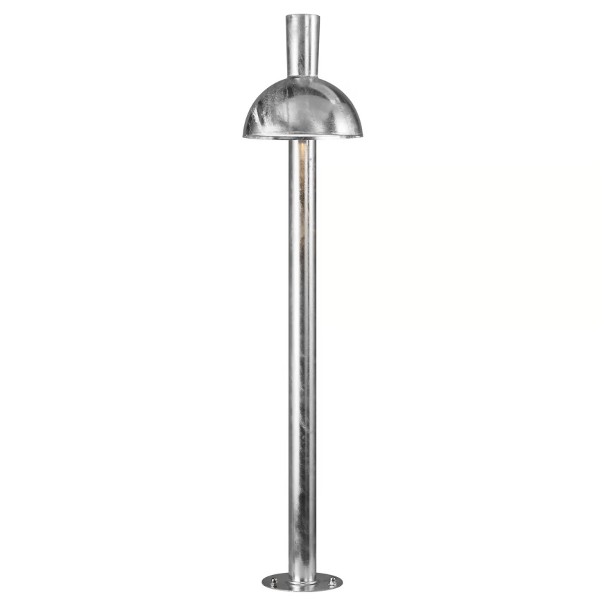Nordlux - Ulkovalaisin ARKI 1xE27/20W/230V IP54 100 cm hopea