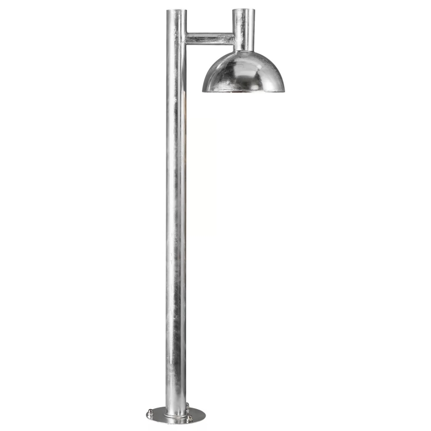 Nordlux - Ulkovalaisin ARKI 1xE27/20W/230V IP54 100 cm hopea