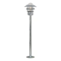 Nordlux - Ulkovalaisin BLOKHUS 1xE27/60W/230V IP54 hopea 92 cm