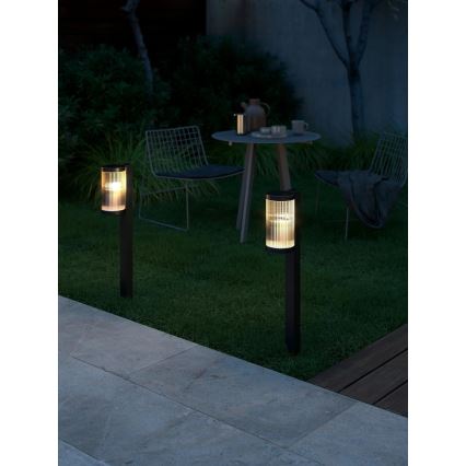 Nordlux - Ulkovalaisin COUPAR 1xE27/25W/230V IP54 80 cm musta