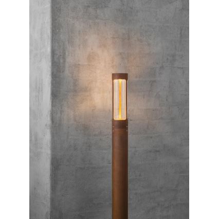 Nordlux - Ulkovalaisin HELIX 1xGU10/8W/230V IP44 ruosteenvärinen