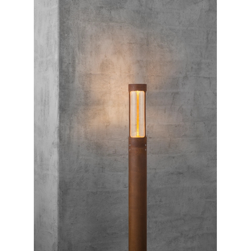 Nordlux - Ulkovalaisin HELIX 1xGU10/8W/230V IP44 ruosteenvärinen