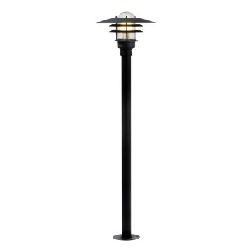 Nordlux - Ulkovalaisin LONSTRUP 1xE27/60W/230V IP44 musta 116 cm