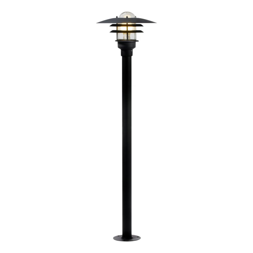 Nordlux - Ulkovalaisin LONSTRUP 1xE27/60W/230V IP44 musta 116 cm