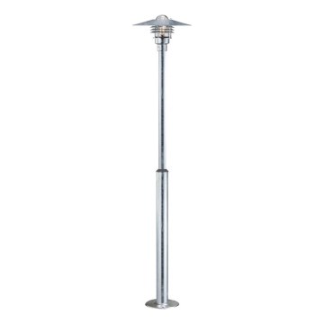 Nordlux - Ulkovalaisin VEJERS 1xE27/60W/230V IP54 hopea