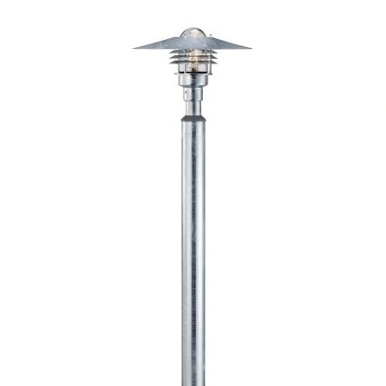 Nordlux - Ulkovalaisin VEJERS 1xE27/60W/230V IP54 hopea