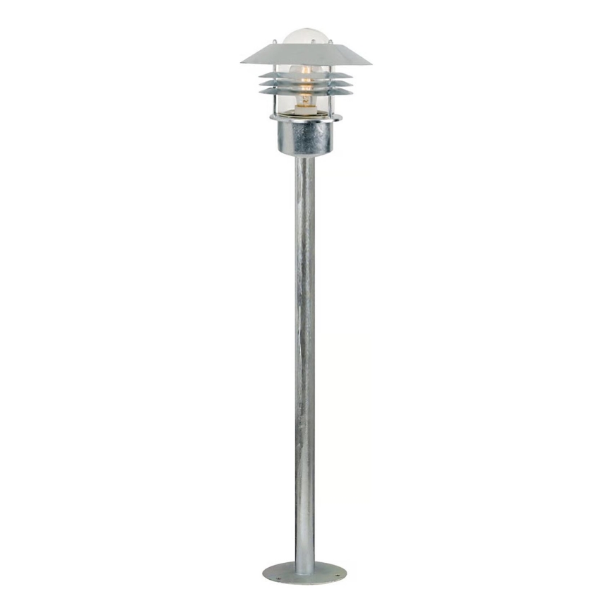 Nordlux - Ulkovalaisin VEJERS 1xE27/60W/230V IP54 hopea