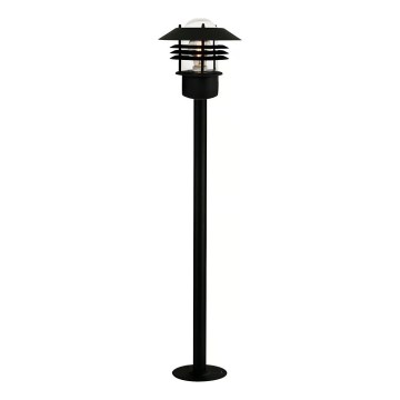 Nordlux - Ulkovalaisin VEJERS 1xE27/60W/230V IP54 musta
