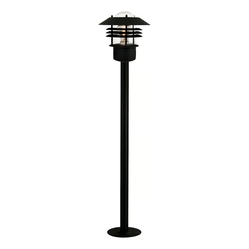 Nordlux - Ulkovalaisin VEJERS 1xE27/60W/230V IP54 musta