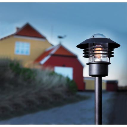 Nordlux - Ulkovalaisin VEJERS 1xE27/60W/230V IP54 musta