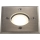 Nordlux - Ulkoväylän valo PATO 1xGU10/35W/230V IP65 mattakromi kulmikas