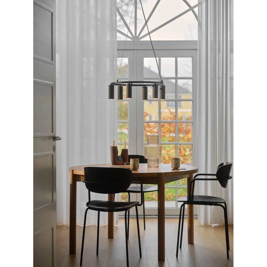 Nordlux - VICO riippuvalaisin kaapelilla 6xGU10/5W/230V musta