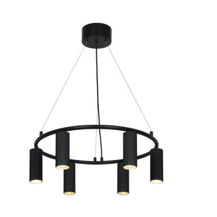 Nordlux - VICO riippuvalaisin kaapelilla 6xGU10/5W/230V musta