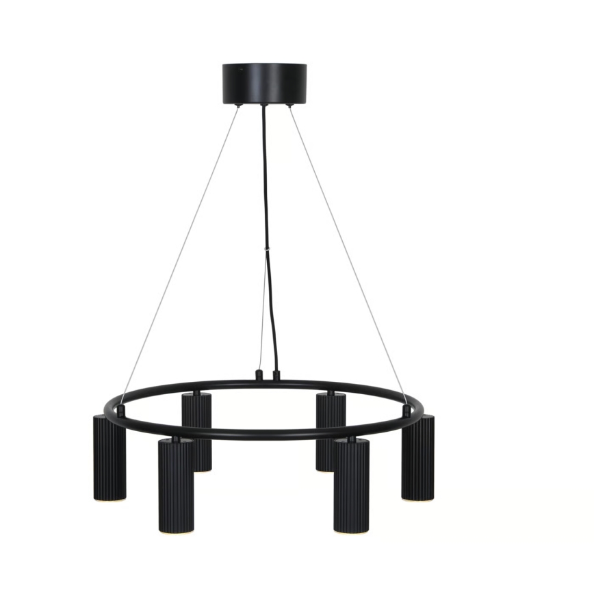 Nordlux - VICO riippuvalaisin kaapelilla 6xGU10/5W/230V musta