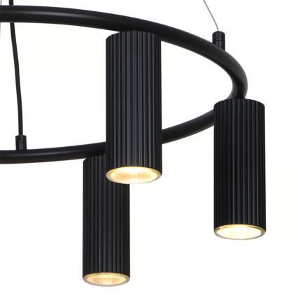 Nordlux - VICO riippuvalaisin kaapelilla 6xGU10/5W/230V musta