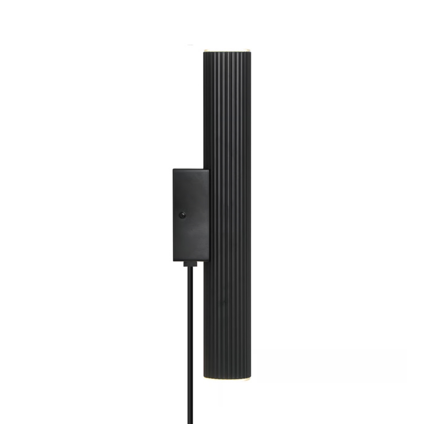 Nordlux - VICO-seinävalaisin 2xGU10/5W/230V, musta
