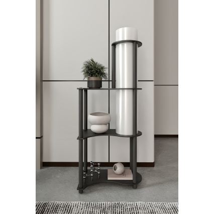 NOTO lattiavalaisin hyllyillä 1xE27/40W/230V musta