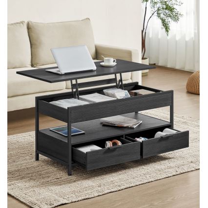 NYRO nostettava sohvapöytä, musta