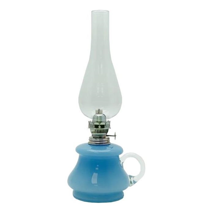 öljylamppu TEREZA 34 cm vaaleansininen