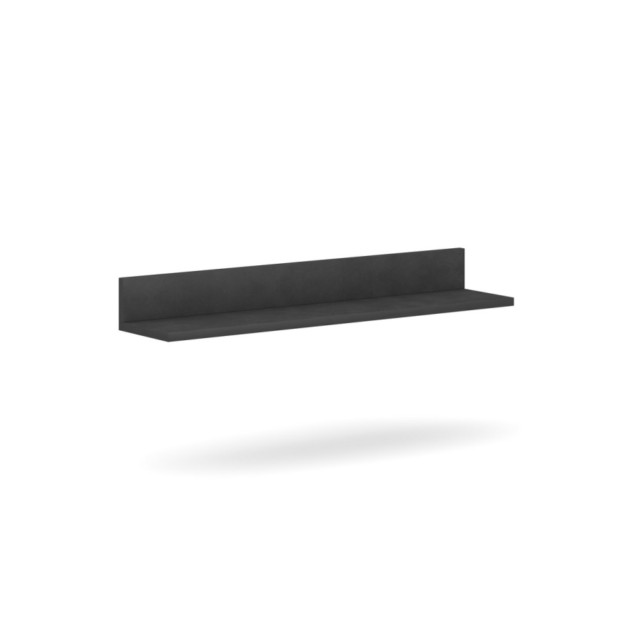 Olohuoneen seinäkokonaisuus BRICK, ruskea/musta
