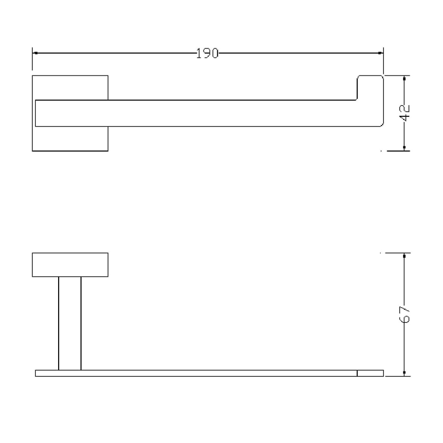 OMNIRES 8151BCR - WC-paperin pidike LIFT kiiltävä kromi