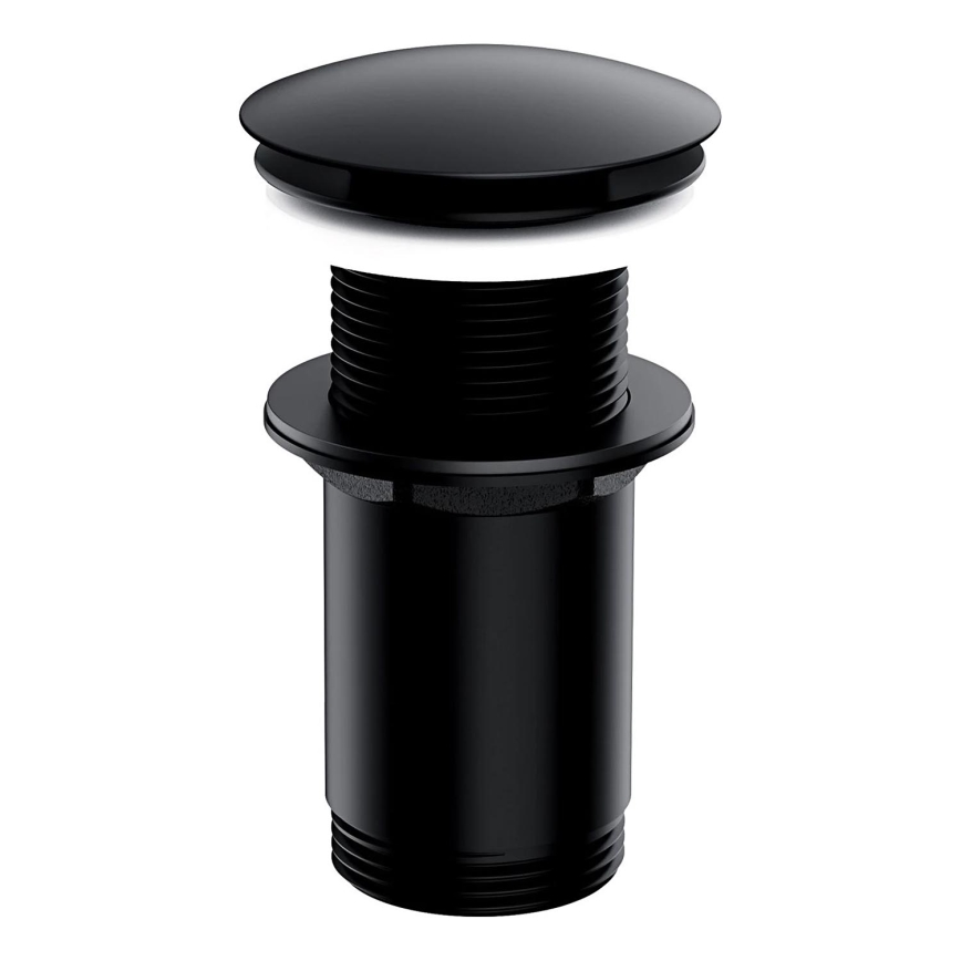 OMNIRES A716BL - Altaan jäte CLICK-CLACK halkaisija 6,6 cm semimatta musta