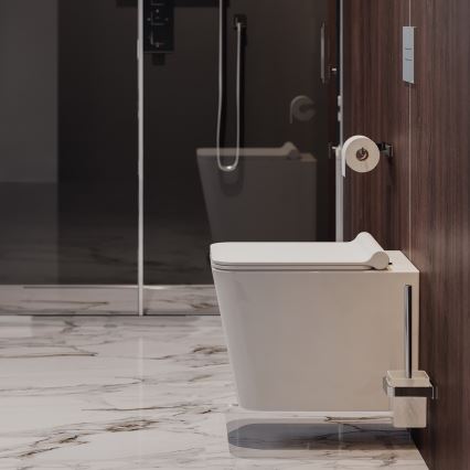 OMNIRES BOSTONMWBP - Seinä wc-istuimella SoftClose BOSTON keramiikka/kiiltävä valkoinen