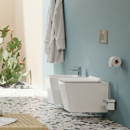 OMNIRES BOSTONMWBP - Seinä wc-istuimella SoftClose BOSTON keramiikka/kiiltävä valkoinen