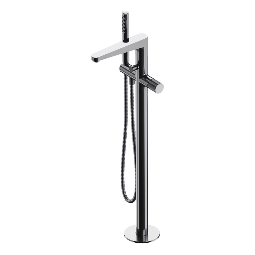 OMNIRES CT8033CR - Vapaasti seisova kylpysetti hanalla CONTOUR kiiltävä kromi