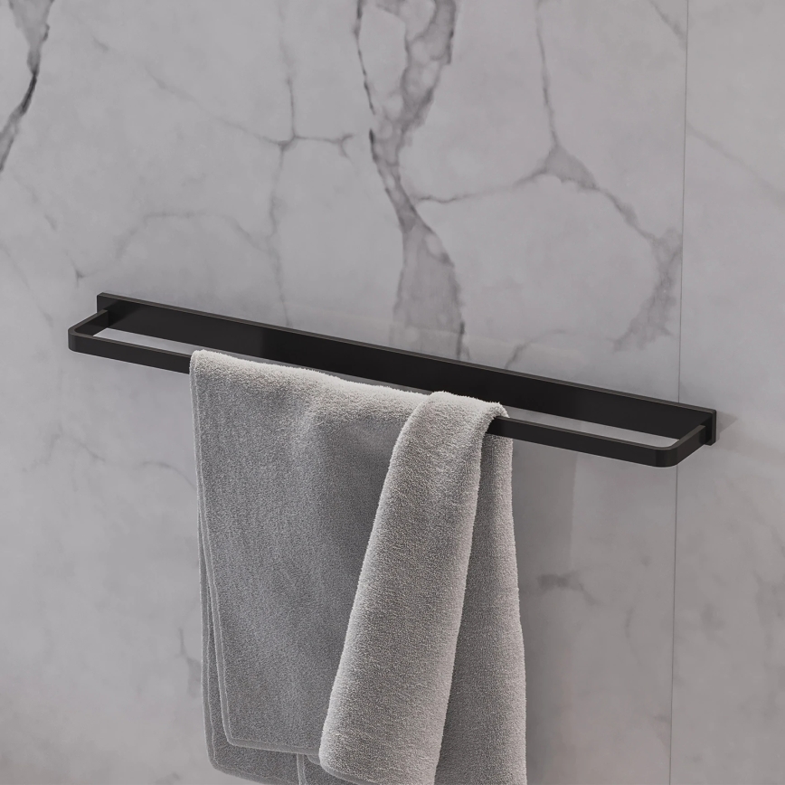 OMNIRES DA70216BL- Seinäpyyhepidike DARLING 61 cm semimatta musta