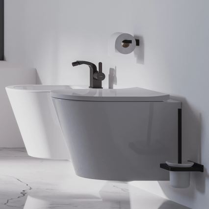 OMNIRES DA70510BL - WC-paperin pidike DARLING semimatta musta