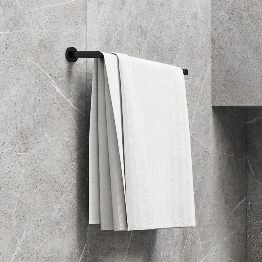 OMNIRES MP60214BL - Seinäpyyhepidike MODERN PROJECT 40 cm matta musta