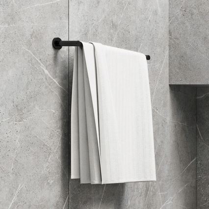 OMNIRES MP60216BL - Seinäpyyhepidike MODERN PROJECT 60 cm matta musta
