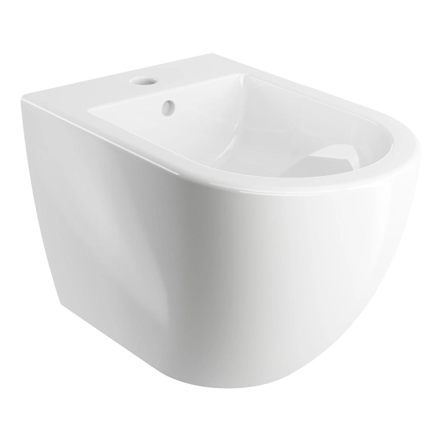 OMNIRES OTTAWACMBIBP - Seinään asennettava OTTAWA-bidee, keraaminen/kiiltävä valkoinen