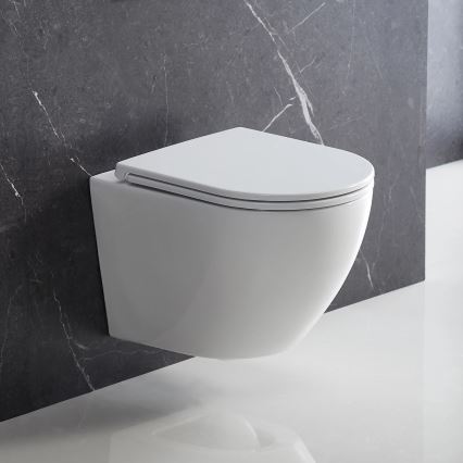 OMNIRES OTTAWADEBP - WC-istuin SoftClose OTTAWA duroplast/kiiltävä valkoinen