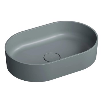 OMNIRES OVOUNAG - Työtasoallas OVO 55x36 cm dolomiitti/matta tuhkan harmaa