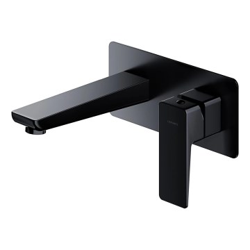 OMNIRES PM7415BL - Pesuallashana piiloasennukseen PARMA matta musta