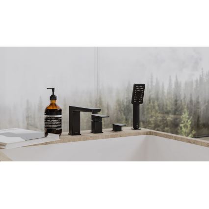 OMNIRES PM7432BL - Kylpyhana 4-reikäinen PARMA matta musta