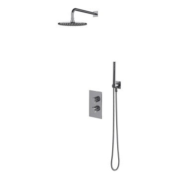 OMNIRES SYSCT11CR - Suihkusetti termostaattisella piilohanalla CONTOUR kiiltävä kromi