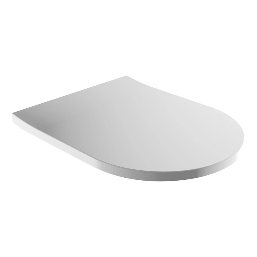 OMNIRES TAMPADEBP - WC-istuin SoftClose TAMPA duroplast/kiiltävä valkoinen