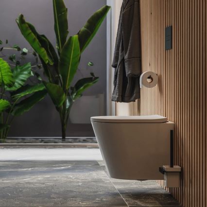 OMNIRES TAMPADEBP - WC-istuin SoftClose TAMPA duroplast/kiiltävä valkoinen