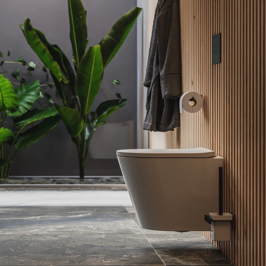 OMNIRES TAMPADEBP - WC-istuin SoftClose TAMPA duroplast/kiiltävä valkoinen