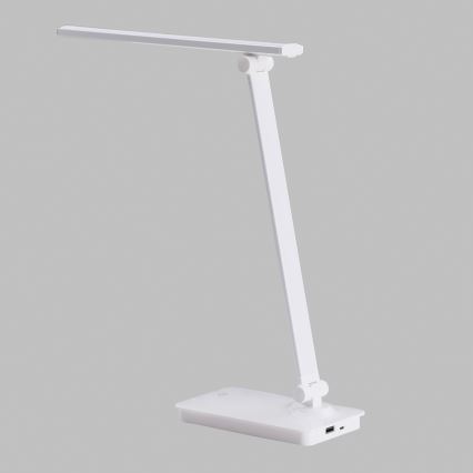 ONLI - LED-himmennettävä kosketuspöytävalaisin USB portem DESKI LED/7W/230V 4000K valkoinen
