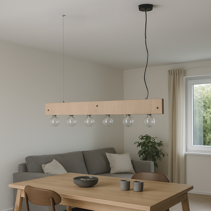 ONLI - Kattokruunu johdossa ARGO 6xE27/22W/230V beige