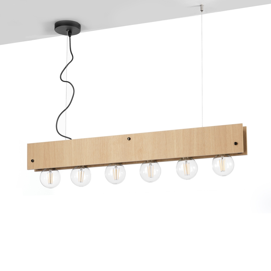 ONLI - Kattokruunu johdossa ARGO 6xE27/22W/230V beige