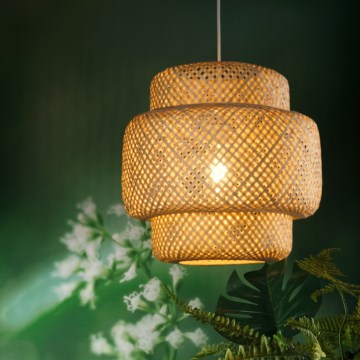ONLI - Kattokruunu johdossa BAMBOO 1xE27/22W/230V bambu