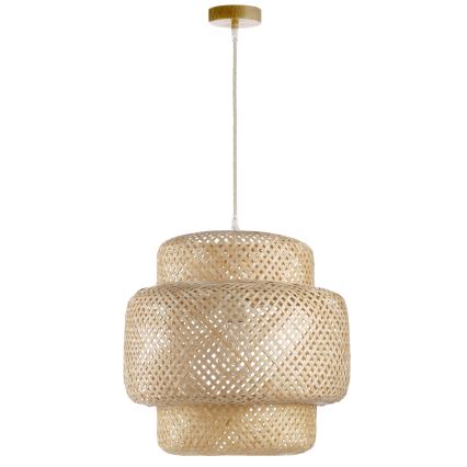 ONLI - Kattokruunu johdossa BAMBOO 1xE27/22W/230V bambu