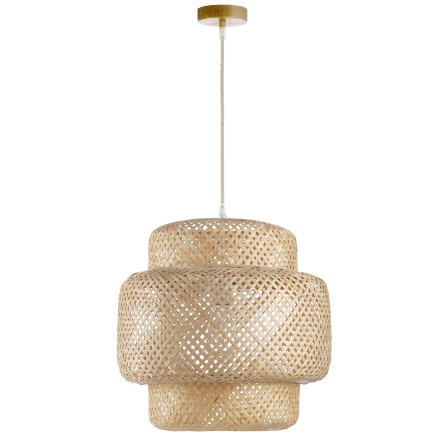 ONLI - Kattokruunu johdossa BAMBOO 1xE27/22W/230V bambu